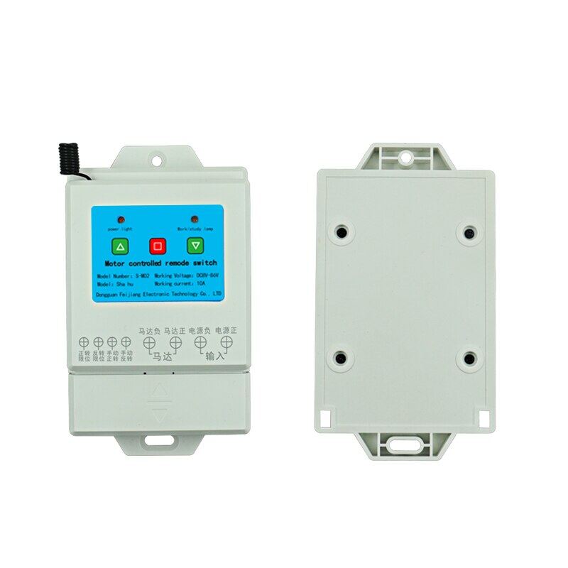 Rf 433Mhz Wireless Remote Control Switch DC 12V 24V 10A Motor Forward And Reverse Controller Automatic Door/Rolling Door Garage