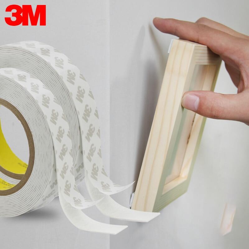 Thickenees 2mm Length 5 Meters 3M Foam Doublesided Tape Fixed Wall