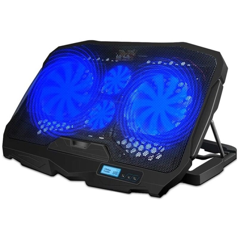 Free shipping Laptop Cooler 2 USB Ports and 4 Cooling Fans Laptop Cooling Air Pad Notebook Stand for 10 15.6 Inch Malaysia