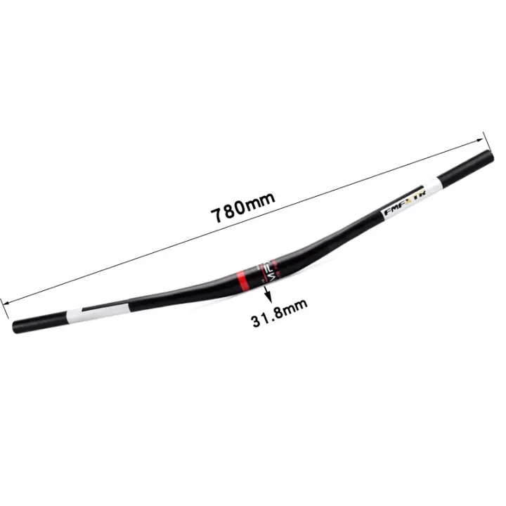 silver mountain bike handlebars