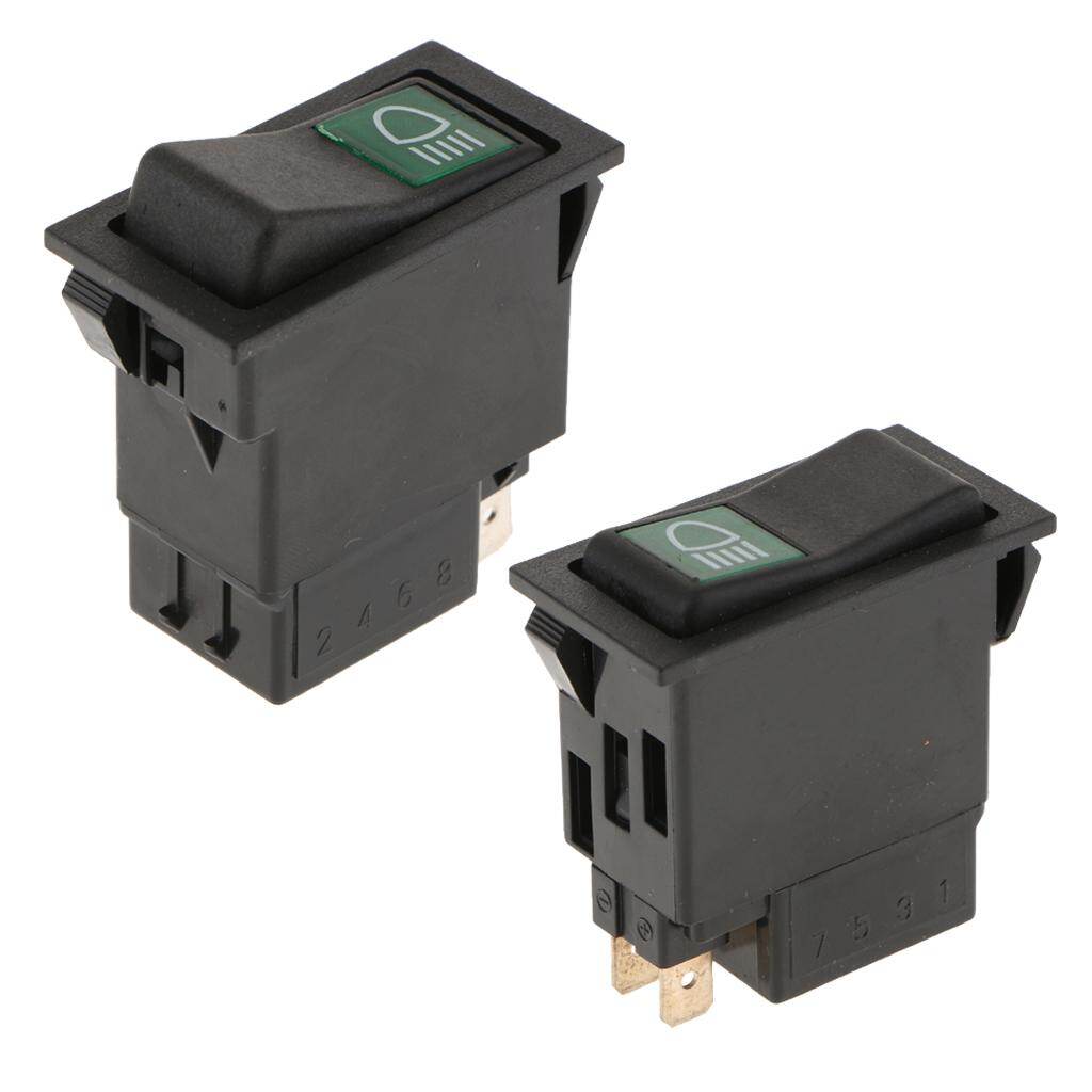 Lazaratoy2 cái đèn sương mù 2 pin/3pin, công tắc bật/tắt nút nhấn đối với xe xe tải