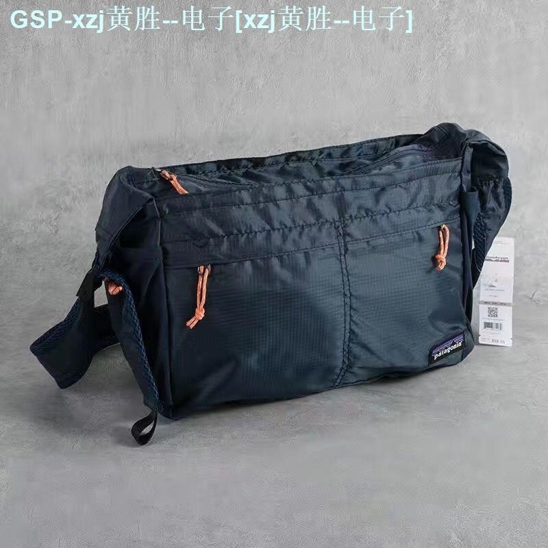 ❖□ Patagonia Pata Outdoor Large-Capacity Men's And Women's Light Messenger Bag Shoulder Bag Casual Bag Postman Bag Waterproof And Tear-Resistant