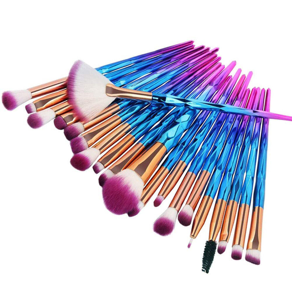 【LuckShops】20pcs Set Makeup Brush Set Makeup Brushes Kit Tools Professional Makeup Makeup Brushes Eyes Brush
