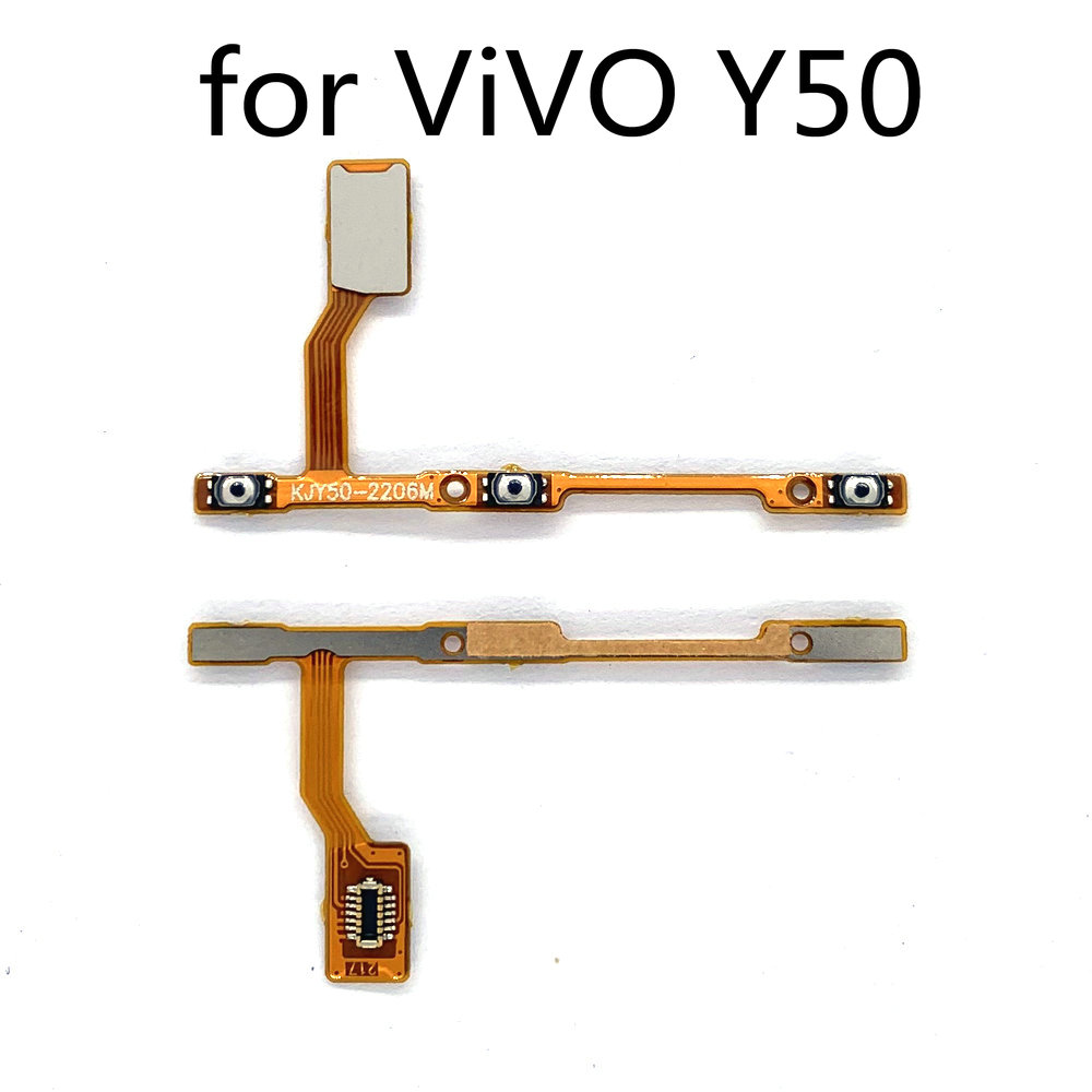 for VIVO Y50 Power Volume Side button Flex Cable On Off Switch Flex Replacement Repair Parts