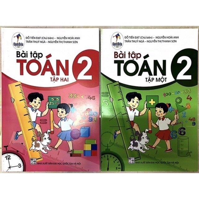 Sách - combo bài tập toán 2 - cánh diều