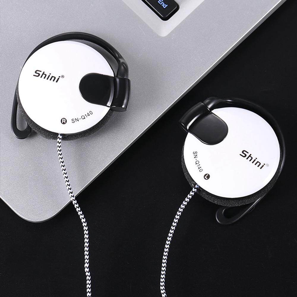 Chiants Q-140S Kabel Ringan Sentuhan Lembut 3.5 M Stereophone 1.2 M Headphone Slim Klip Pada Earphone dengan MIC untuk Apple, samsung, Huawei, Xiaomi, OppO, Telepon Seluler iPad