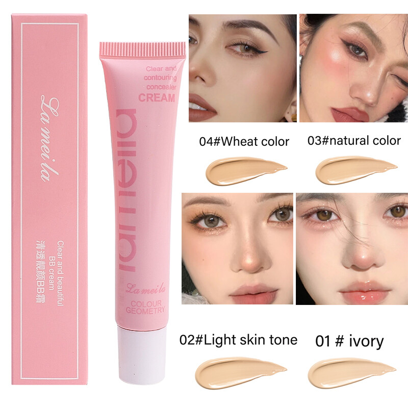 Dorisna Face Base Liquid Foundation Makeup Concealer Waterproof Brighten Whitening Long Lasting BB Cream