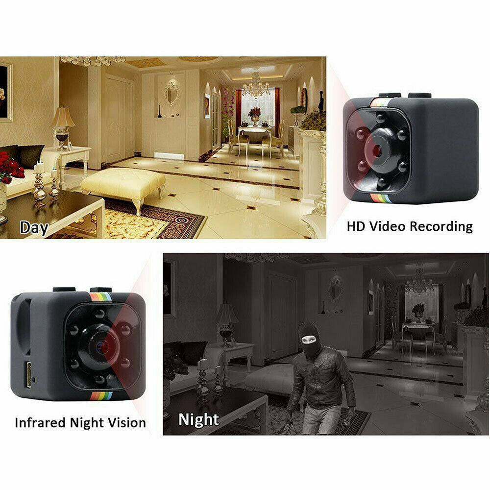[Echolic] Sq11 HD Máy ảnh Mini Camera giấu kín Camera CCTV kết nối với điện thoại di động nhìn trong đêm máy ảnh 360 Camera hành động Camera gián điệp DVR cho Xe Hơi Máy quay đầu ghi video nhỏ trong nhà giám sát video máy ảnh [có sẵn trong kho]