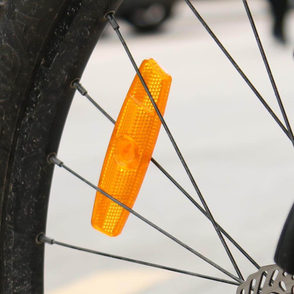 Xe Đạp Spoke Nhựa Phản Quang Ống Kính Vành Bánh Xe Phản Xạ Clip Cảnh Báo An Toàn