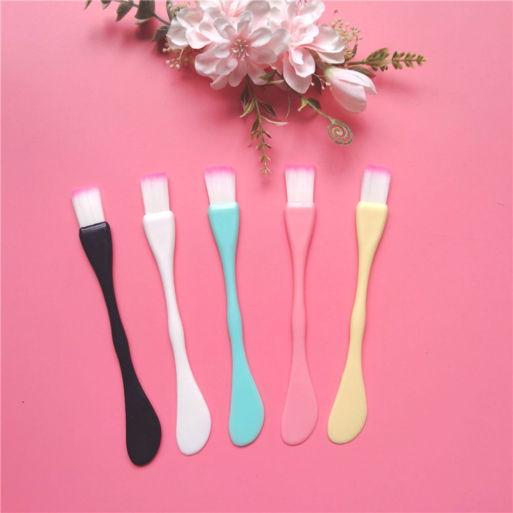 Sanhe Double-headed Dual Purpose Facial Mask Brush Scoop Scraper Makeup Brush