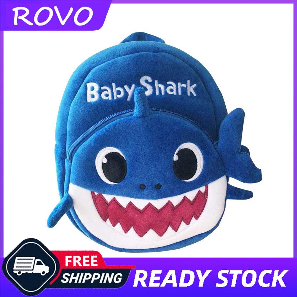 shark plush backpack