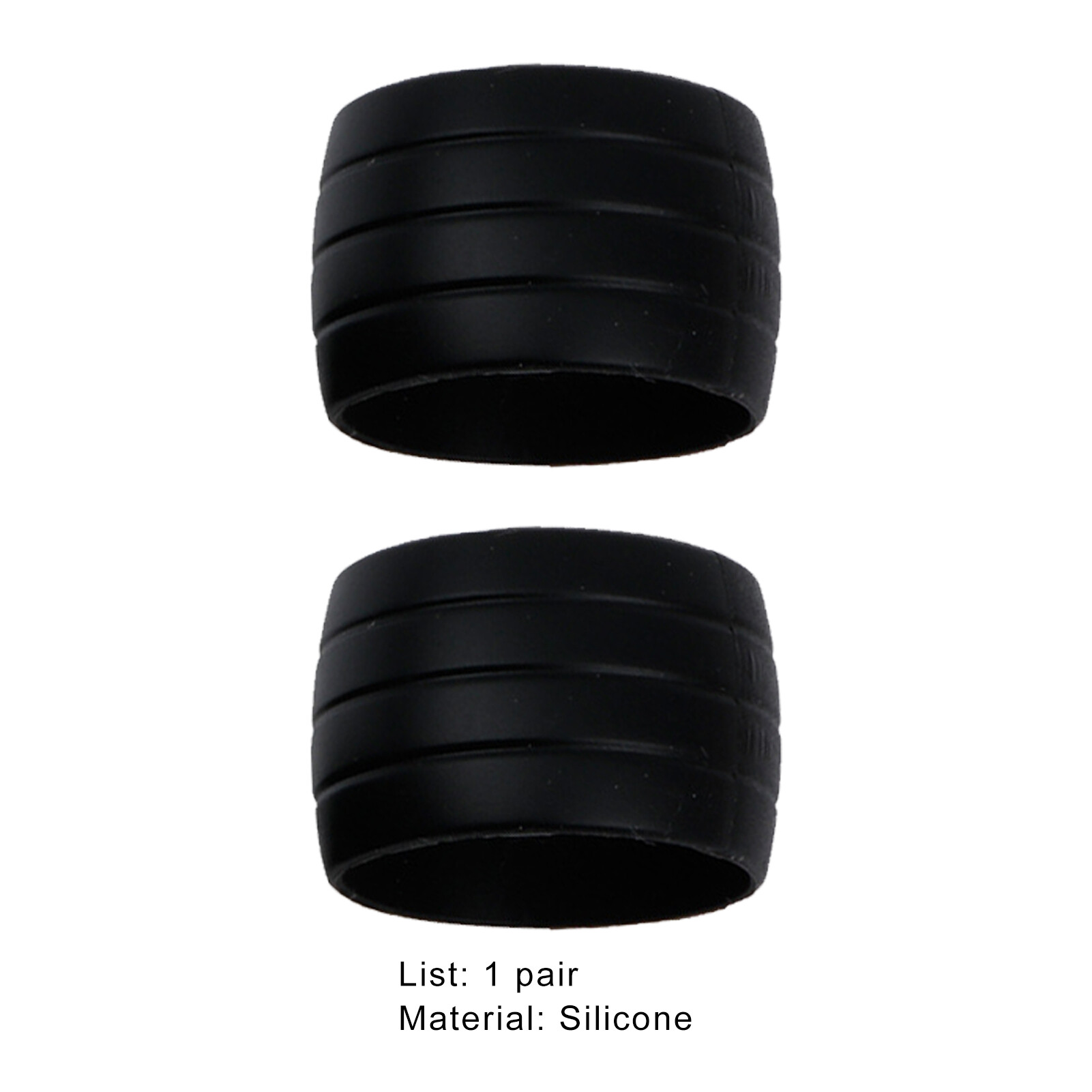 1 Pair Bar Tape Fix Ring Scratch Resistant Protective Silicone Anti Slip Handle Strap Fix Ring for Cycling Brake Hose Protector