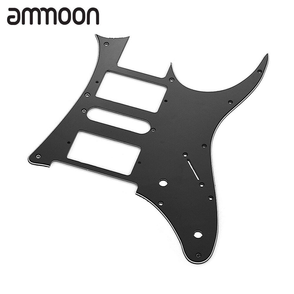 [okoogee]HSH Electric Guitar Pickguard PVC Pick Guard Scratch for Ibanez g250 Guitar Replacement White Pearl 3 Ply