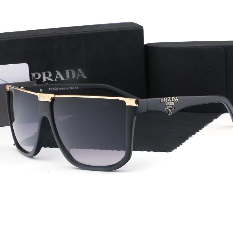 แว่นกันแดดชาย2022 Prada ดีไซน์แบรนด์แฟชั่นเหมาะสำหรับการขับรถ Uv400 |  Lazada.Co.Th