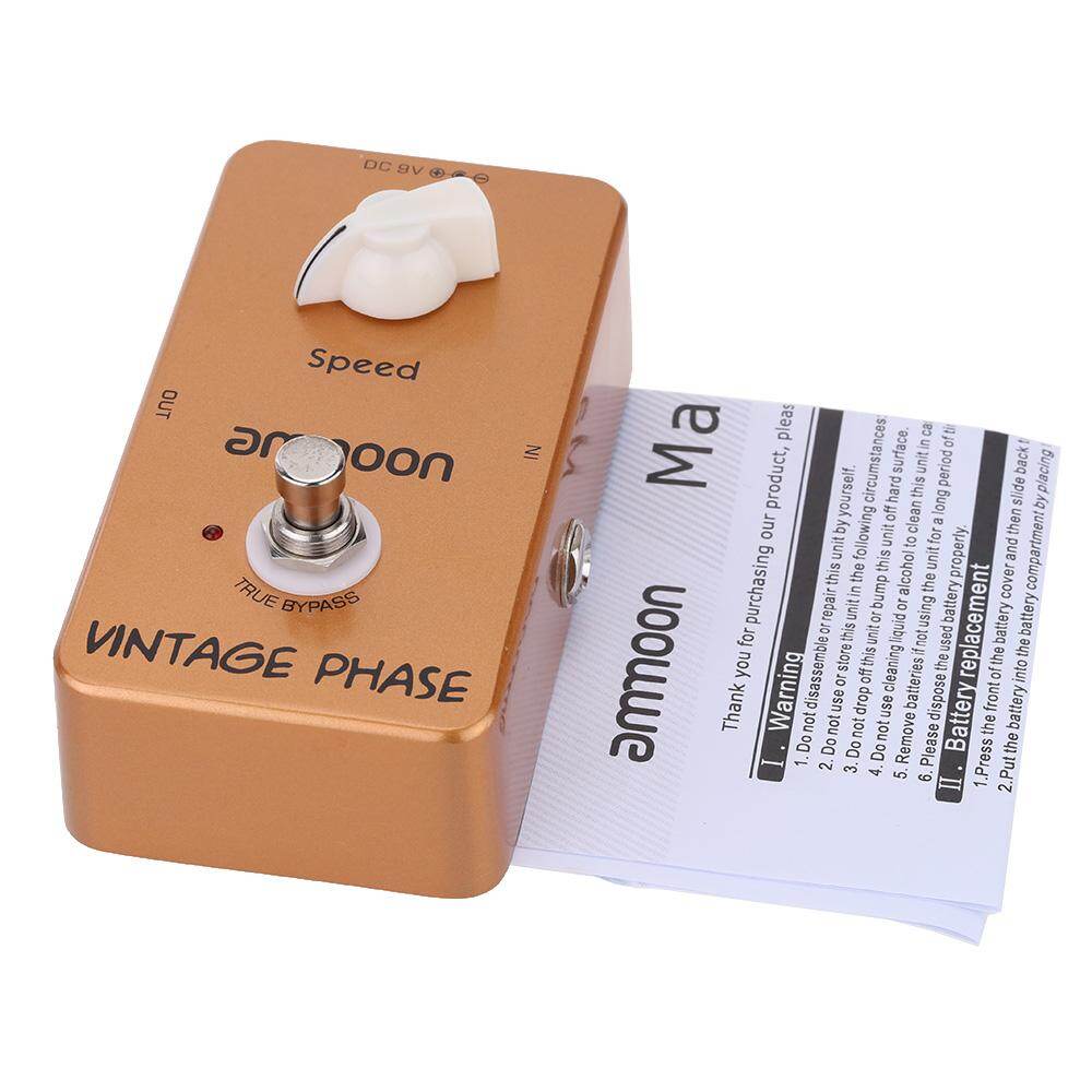 ammoon AP-03 Vintage Phase Phaser Guitar Effect Pedal True Bypass