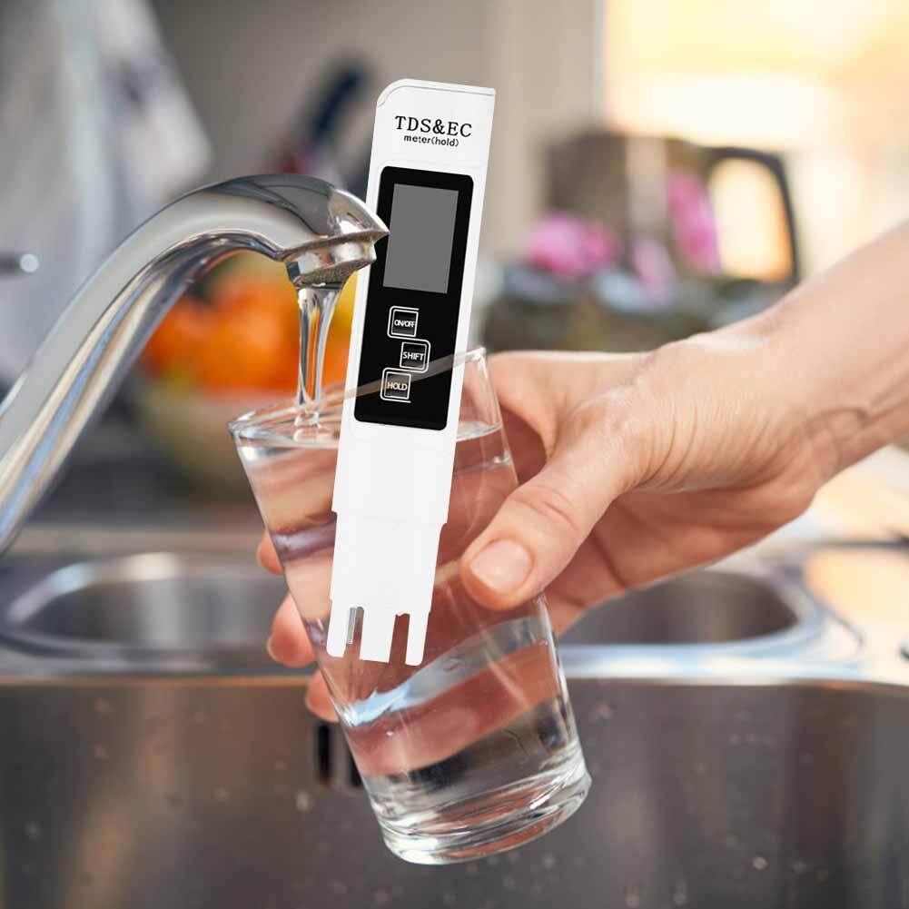 3 in 1 Water Testing Pen PH Meter TDS EC Meter Digital LCD Purity Filter