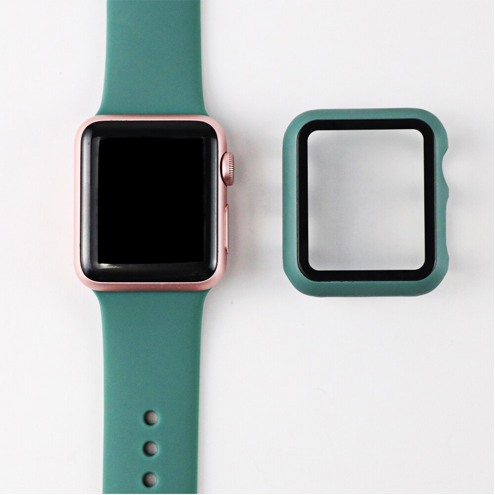 >> BÁO GIÁ ỐP APPLE WATCH 2 IN 1 KIÊM CƯỜNG LỰC BẢO VỆ ĐỒNG HỒ ĐỦ SIZE | Shopee Lazada Sendo Tiki mới nhất 56 Đồng Hồ Apple Dây Đeo Silicon + Ốp Bảo Vệ Bằng Kính Cường Lực Dành Cho Dòng I Watch 5 4 3 2 1 44Mm 40Mm Dành Cho Dây Đeo Đồng Hồ I 42Mm 38Mm