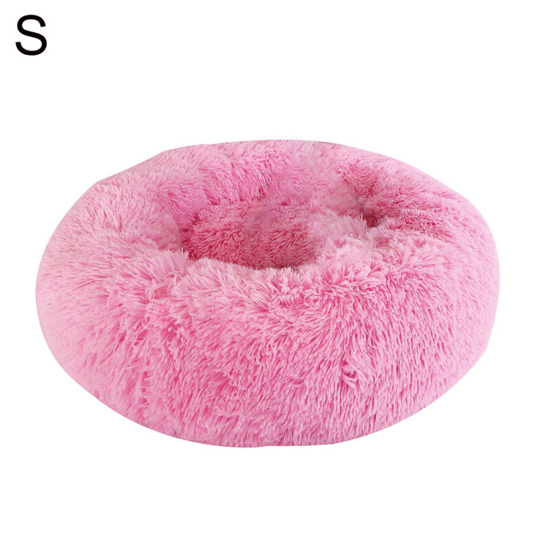 Huanhuang®Mùa Đông Nhỏ Con Chó Ổ Cho Mèo Giường Ngủ Ấm Sang Trọng Miếng Đệm Tròn Tổ Đồ Cho Thú Cưng