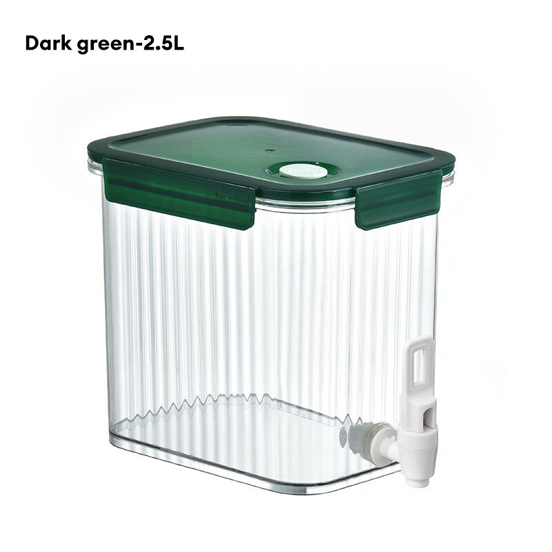 XINLANYASHE Kettle, drinking water tank, juice rack The cooler has a faucet, 2.5/3.5 liters, the water tank has a faucet, the cold water tank can be rotated, the cold water tank can be separated, large capacity.