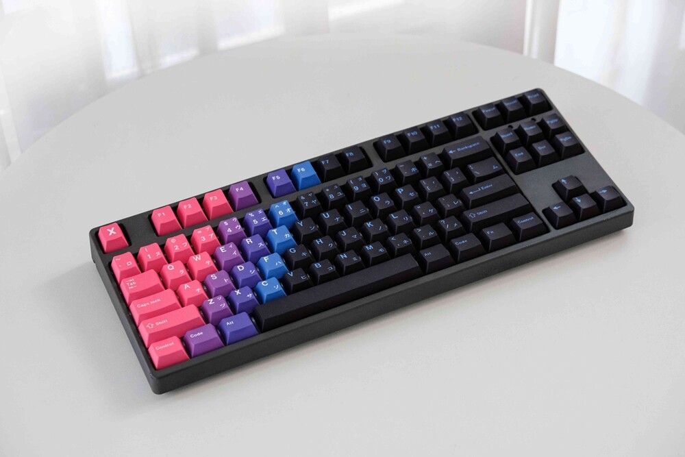 【Keycap Only】Gradient Keycaps PBT Dye Sublimation Keycap for Mechanical Keyboard Cherry mx Switch Key Caps 129 keys