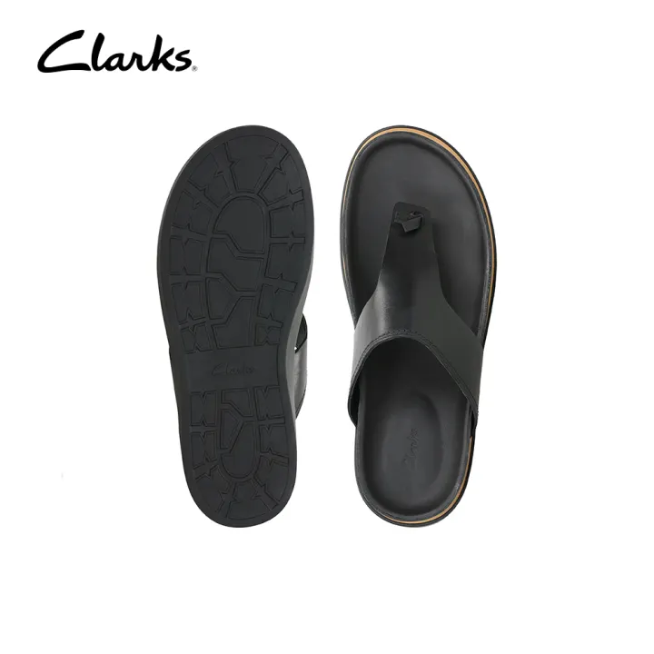 clarks mens leather sandals