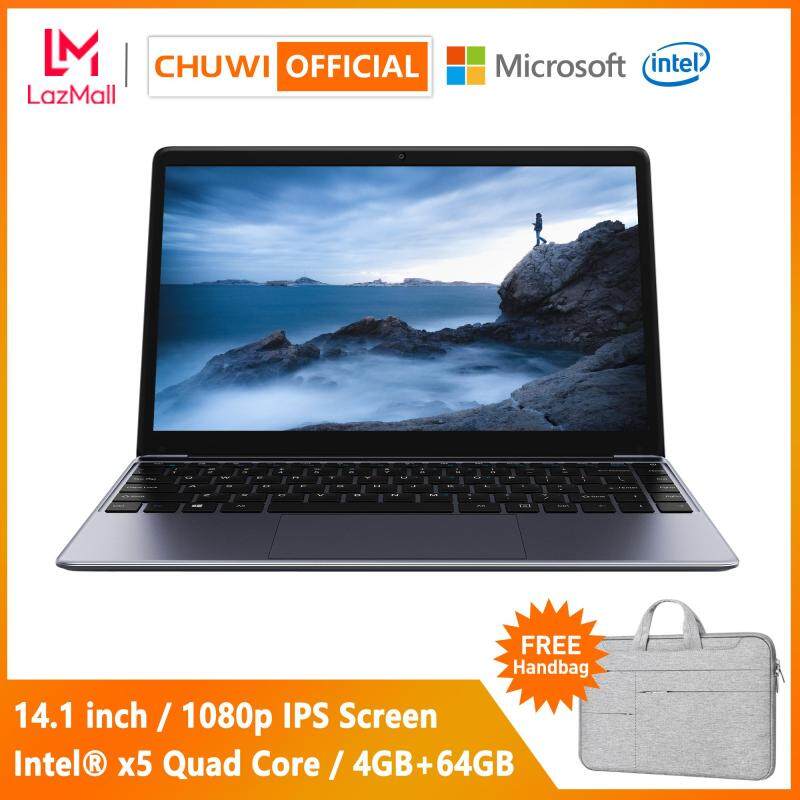 【CHUWI OFFICIAL】HeroBook Laptop / 14.1 Inch 1920*1080 IPS / Intel® x5 CPU / Genuine Windows 10 / Borderless Keyboard / 4GB+64GB / 1 Year Warranty Thin Notebook WiFi Computer PC