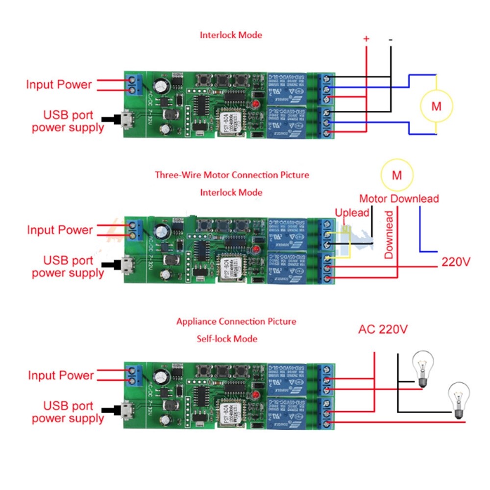 FocusAi Cửa Điều Khiển Từ Xa EWeLink 2 Kênh Module Chuyển Tiếp WiFi Smart Home APP Công Tắc Điều Khiển Từ Xa DC 7-32V