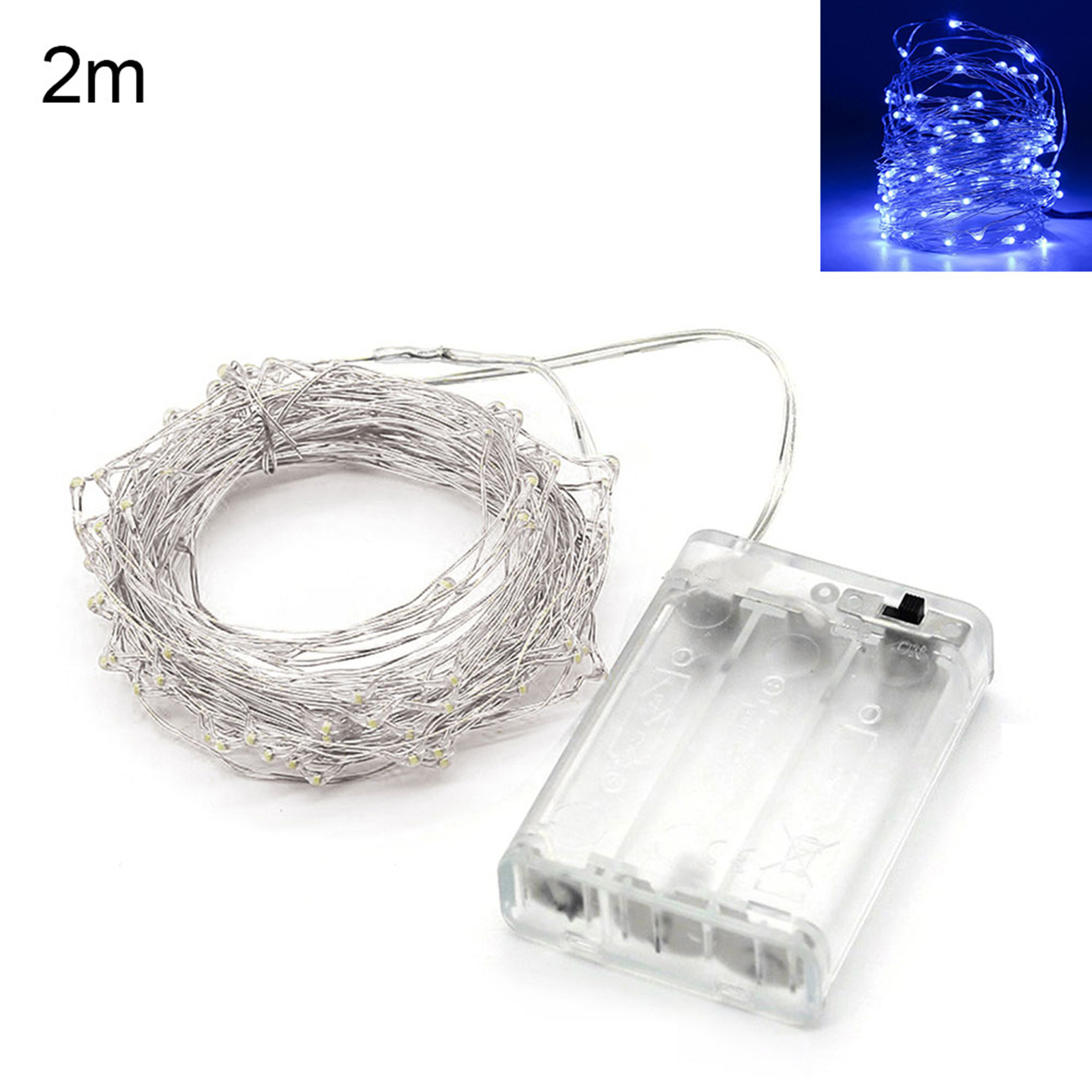 PENNYJ 2/5/10m Starry String Light Bright Flexible Copper Wire Starry String Fairy Light for Wedding Fairy String Light