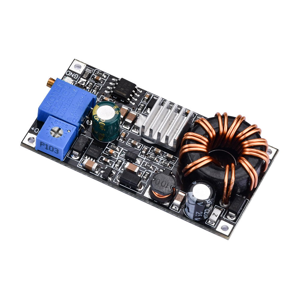 FocusAi DC2.7-20V Low-voltage Boost Constant Voltage Constant Current Synchronous Rectifier Power Module with Short Circuit Protection