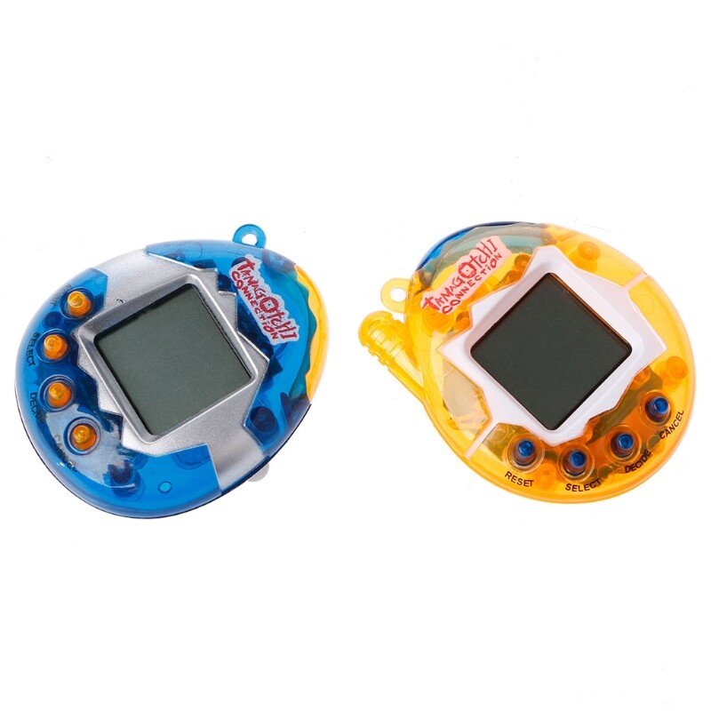 1 Máy Chơi Game Điện Tử Cầm Tay Kỹ Thuật Số Ảo LCD Cho Thú Cưng Đồ Chơi Với Dây Buộc