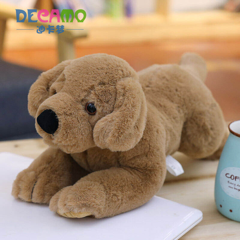 Labrador Dog Doll Plush Toys Lovely Sitting Dog Bjd SD Children Year of ...
