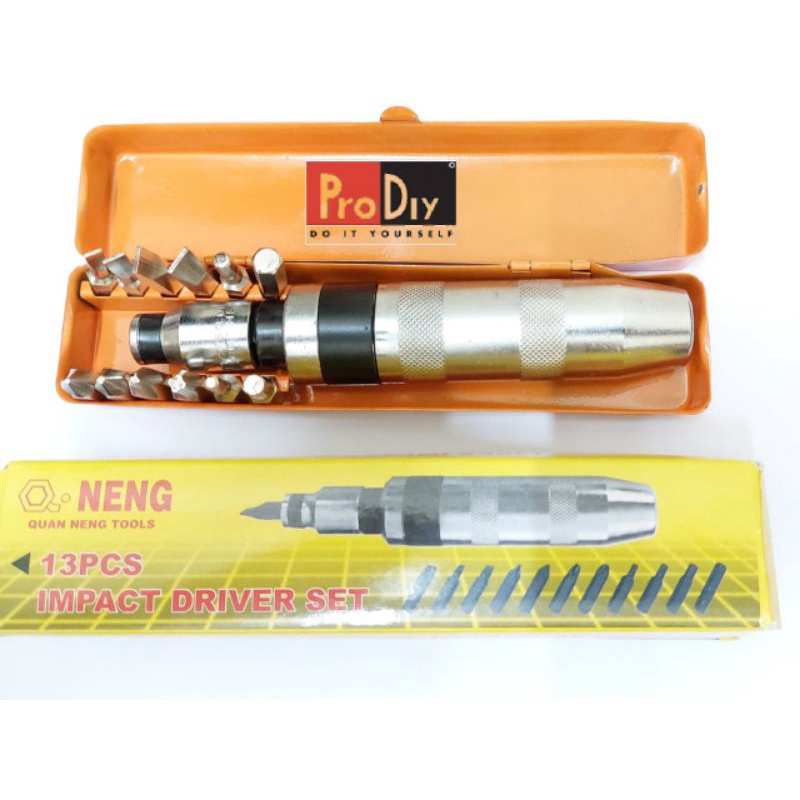 HEAVY DUTY HAND IMPACT DRIVE SET 12 PCS 