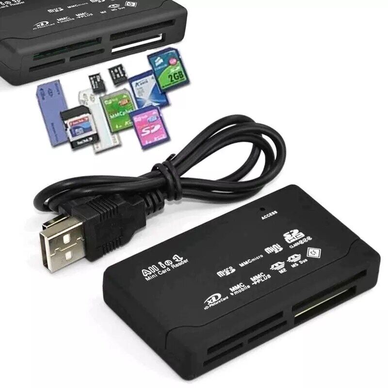 Mini Memory Cardreader All In One Card Reader USB 2.0 480Mbps Card Reader TF MS M2 XD CF Micro SD Carder Reader
