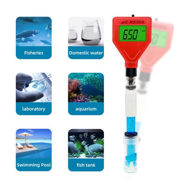 Multipurpose Food PH Meter PH Meat Tester Digital Acidity Meter Glass