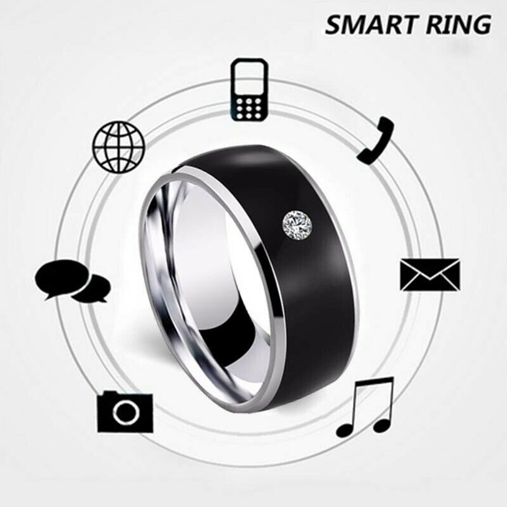 1* Fashion Waterproof Android Phone Equipment Multifunctional Wearable Connect Smart Intelligent NFC Finger Ring