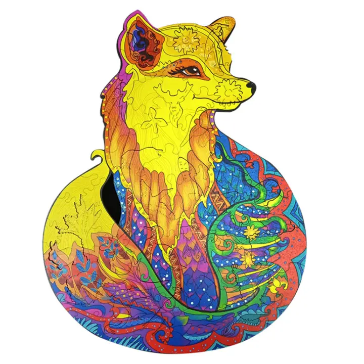 wooden puzzles with unique pieces