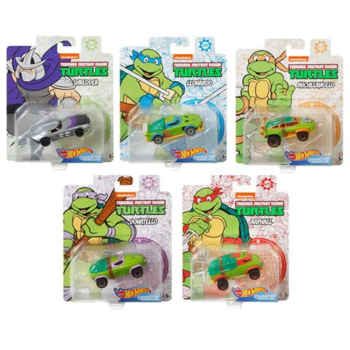 hot wheels ninja turtles set