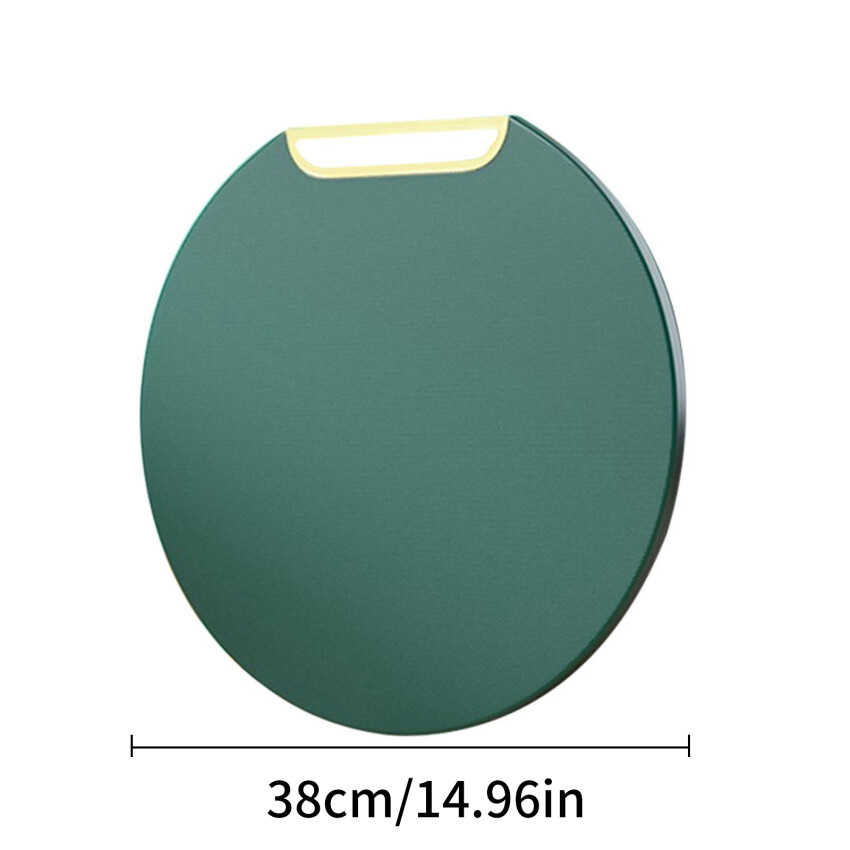 Chopping Blocks Thickened Cutting Board Anti-Mildew Non-Slip PE Plastic Round Rotatable Sticky Board Pad Cutting Board Kitchen