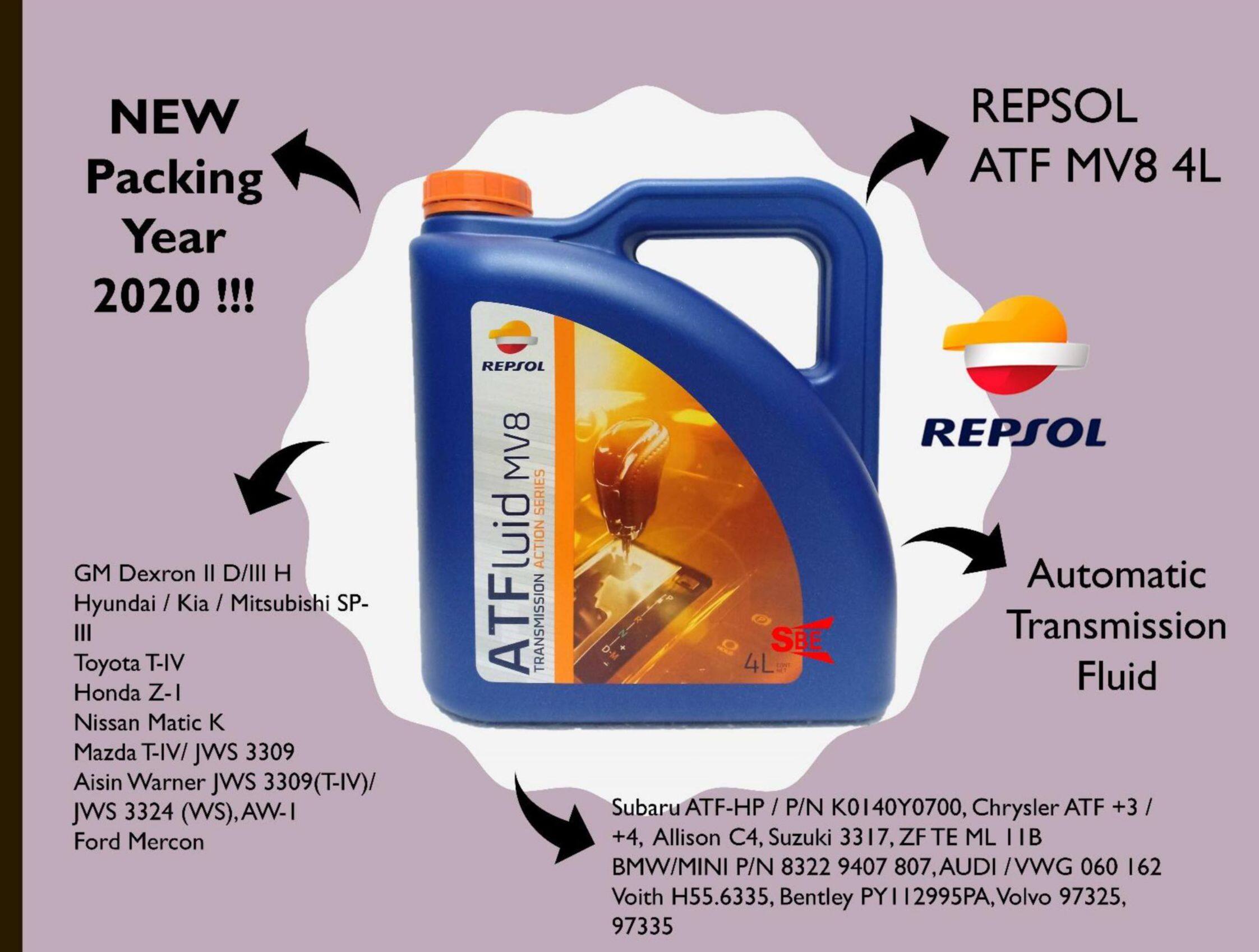 Repsol Atf Mv Auto Transmission Fluid L Lazada