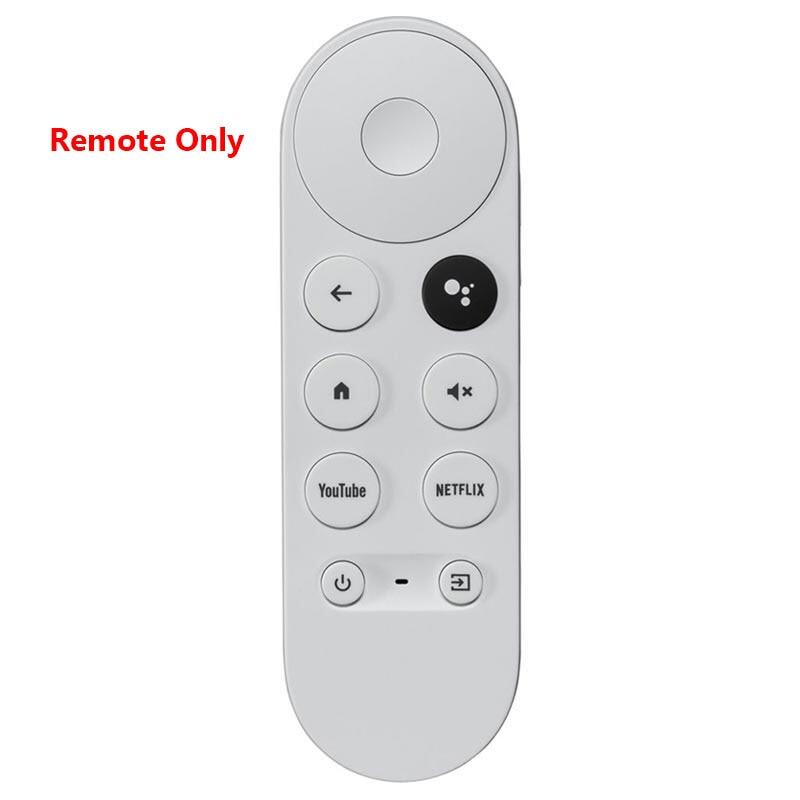 New Bluetooth Voice Remote Control For 2020 Google TV Chromecast 4K Snow G9N9N Replacement (Remote Only)