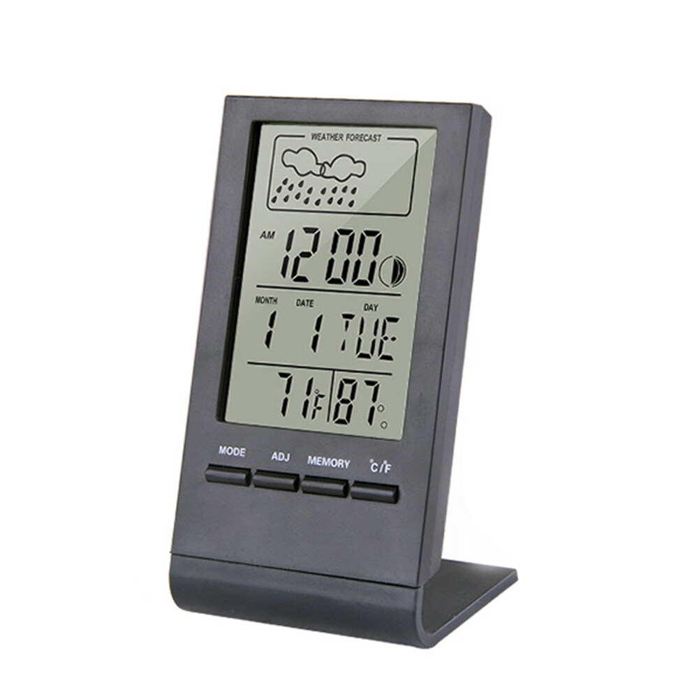 CX220 Digital Thermometer Hygrometer Indoor Alarm Clock Weather