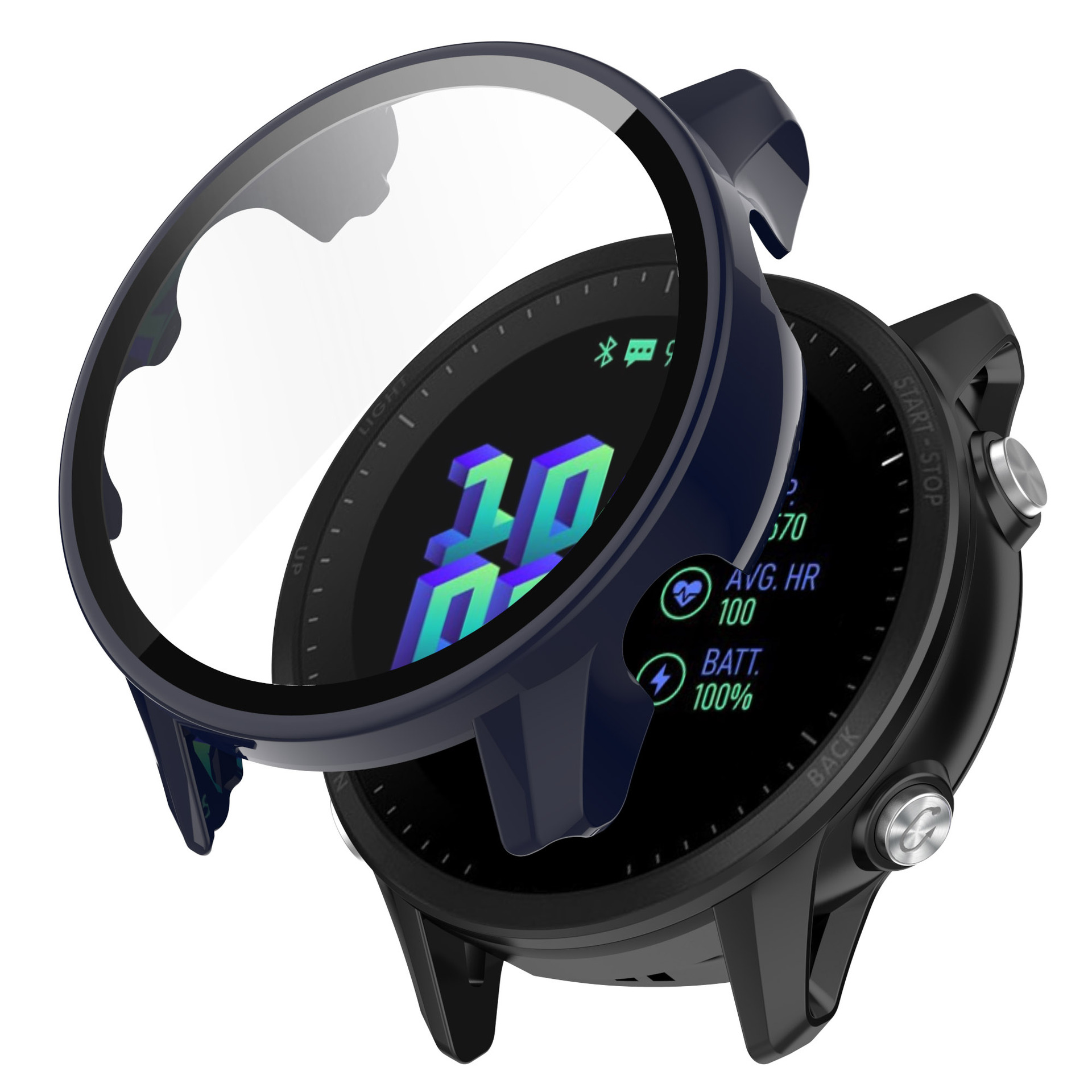 Zenia Vỏ Ốp Bảo Vệ Thay Thế Thân Thiện Với Da Máy Tính Đầy Màu Sắc Cho Garmin Forerunner 955 Solar Forerunner955 Phụ Kiện Đồng Hồ Thông Minh Thể Thao