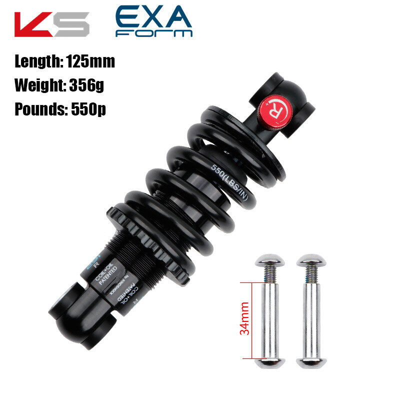 165mm rear hot sale mtb shock