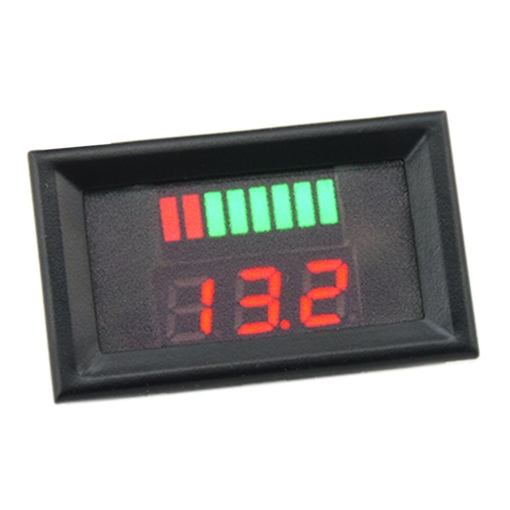 [Moscow Six] Pin Axit Chì 12-60V, Đèn LED Báo Công Suất Kỹ Thuật Số Vôn Kế Tester