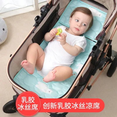 Baby Stroller Mat Car Seat Cover Cotton Breathable Chair Cushion Pad Infant Strollers Accessories