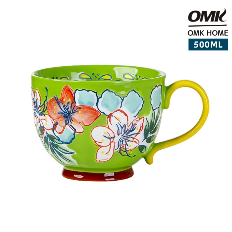 OMK American ceramic 500ML Breakfast cup mugs coffee