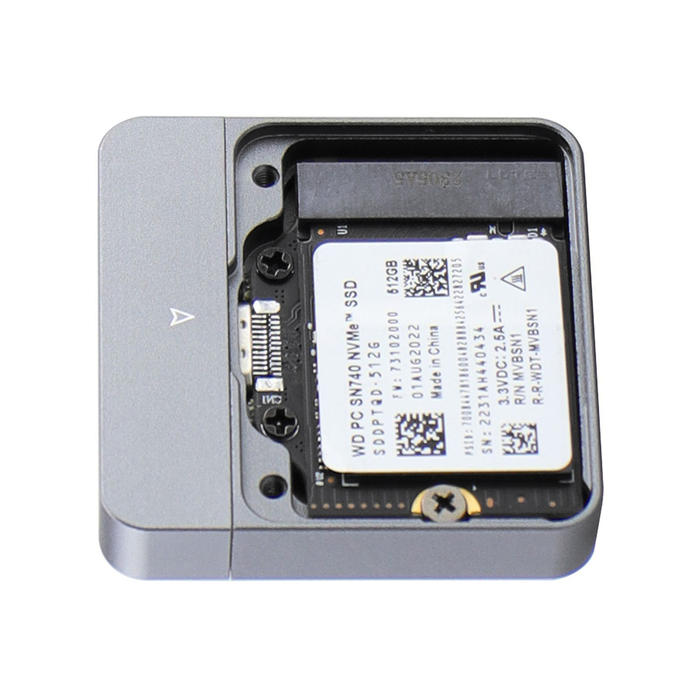 Mobile Solid State Disk Case Plug and Play M.2 NVMe 2230 Hard Disk USB3.2 Gen2 External SSD Case Aluminum Alloy for M2 2230