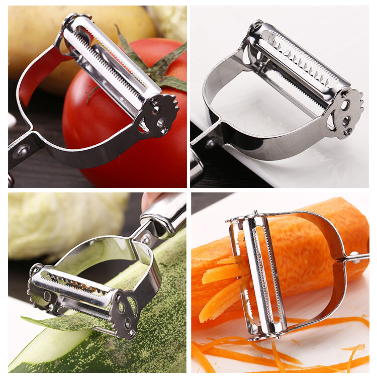 Rau và Dụng cụ lột vỏ trái cây thép không gỉ đồ nạo cà rốt dụng cụ nhà bếp