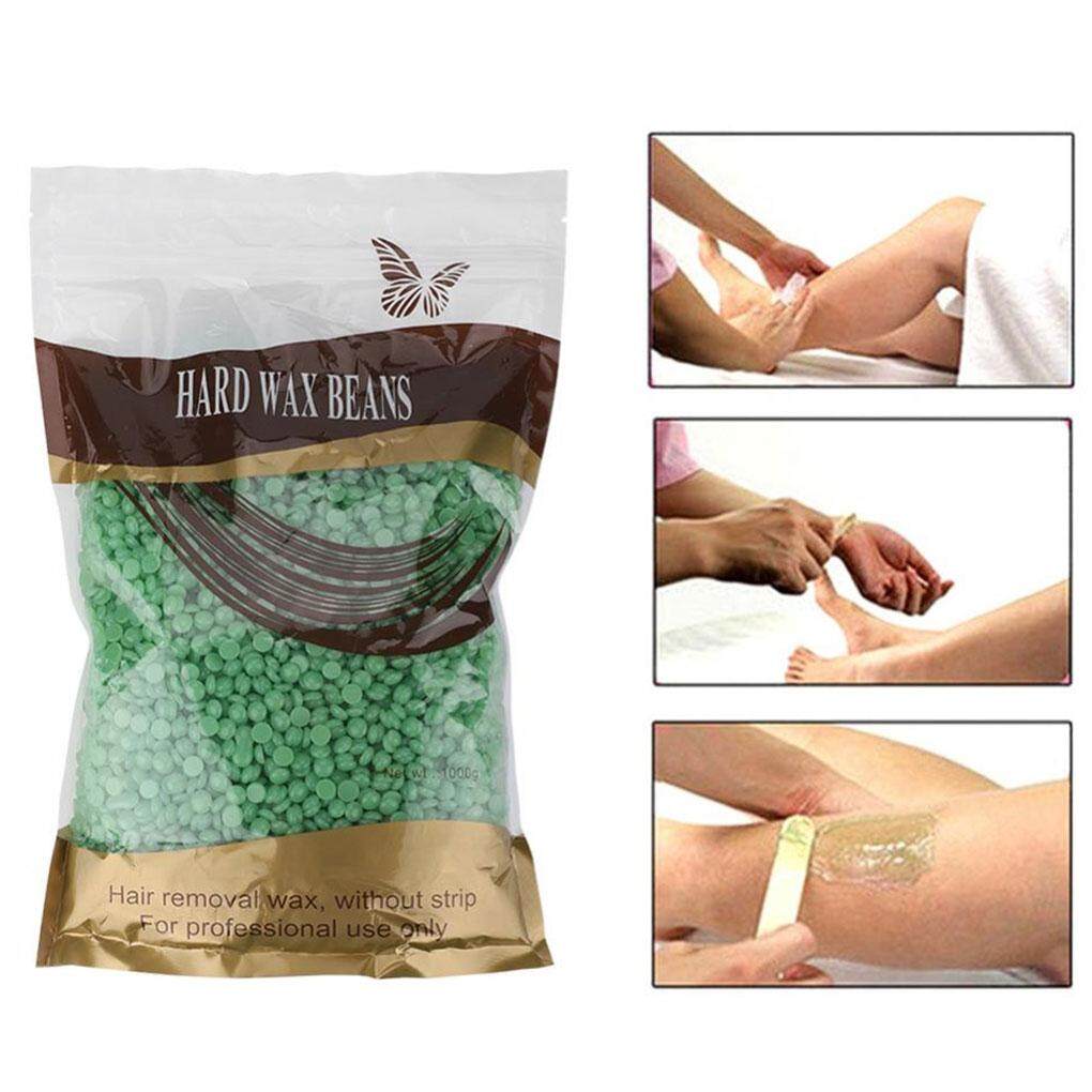 100g Bag Depilatory Hard Wax Beans Pellet Waxing Bikini Leg Arm