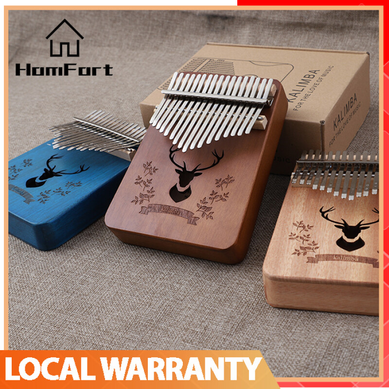 Kalimba 17 Key Mahogany Body Thumb Piano Musical Instrument Thumb Piano Malaysia